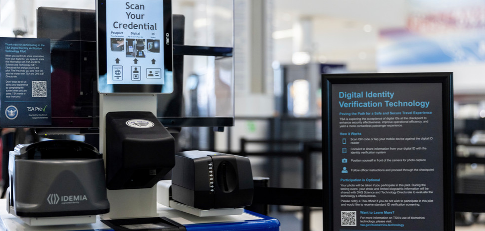 Airport security checkpoint