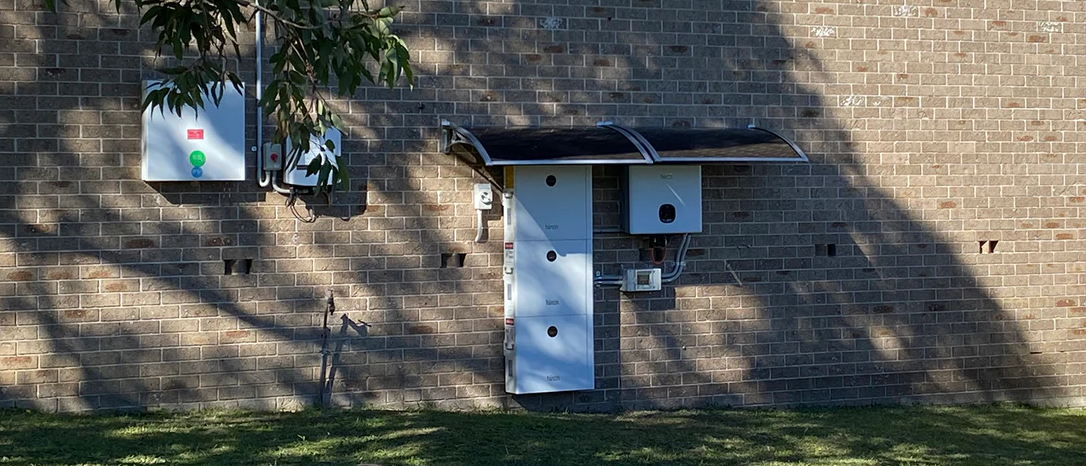 Battery installation