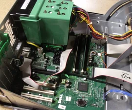 Circuit board with electronic components