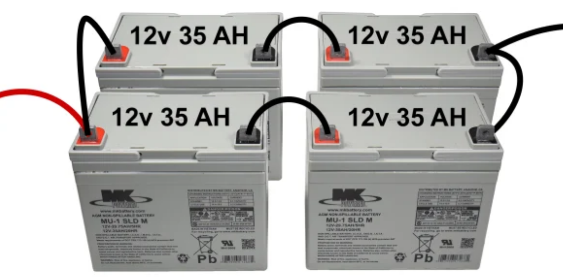 Battery cell array configuration