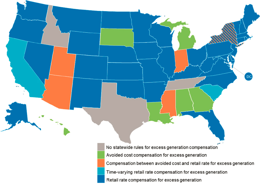 Solar farm with mountains in the background