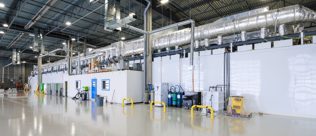 High-tech manufacturing facility