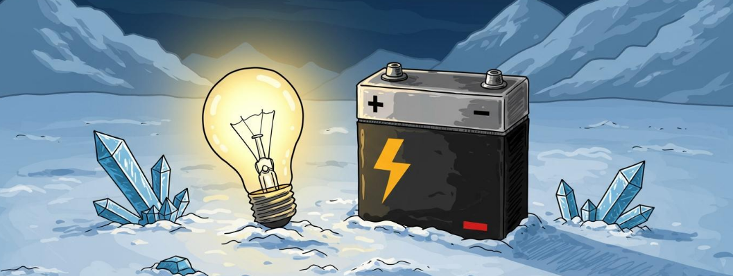 Electric vehicle charging in cold winter conditions