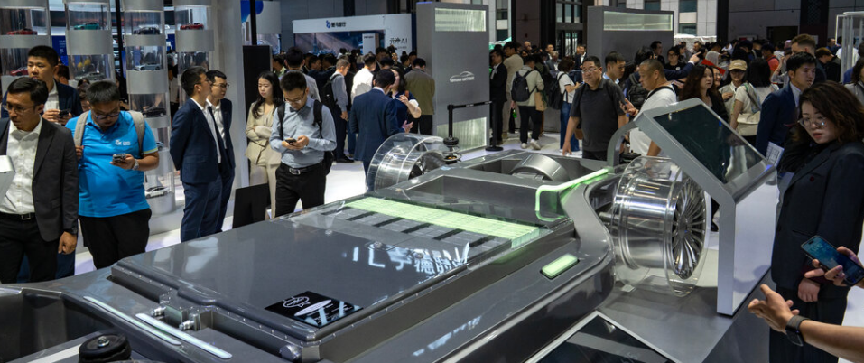 Electric vehicle charging infrastructure representing the EV battery revolution