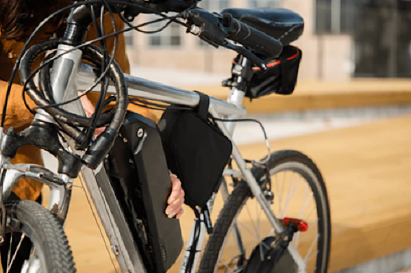 Electric bicycle with lithium battery system