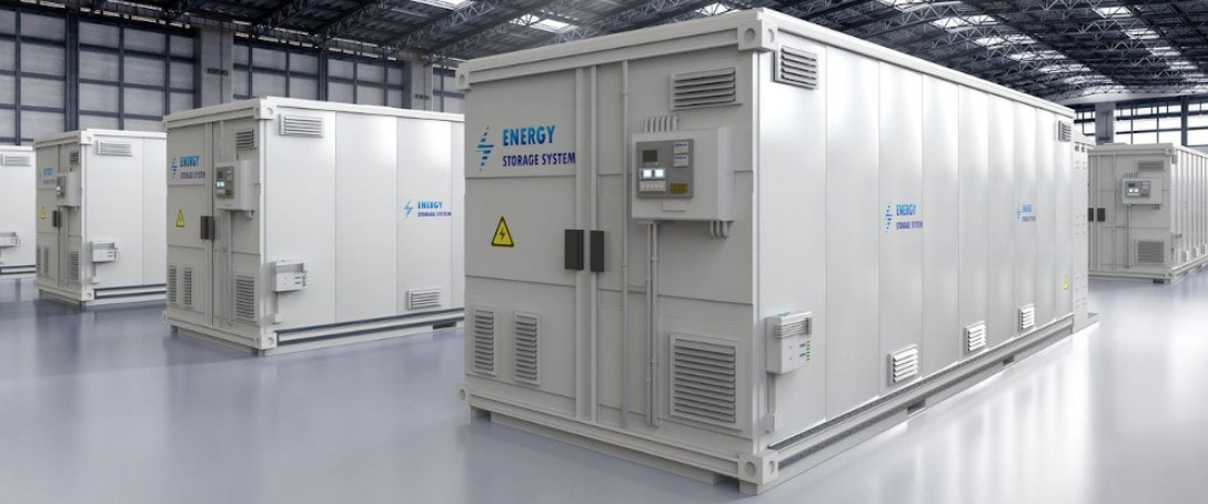 Lithium battery cells in industrial setting