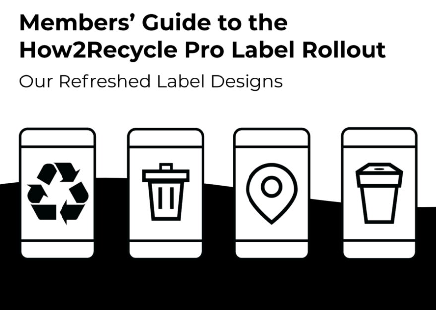 Recycling facility with collection bins