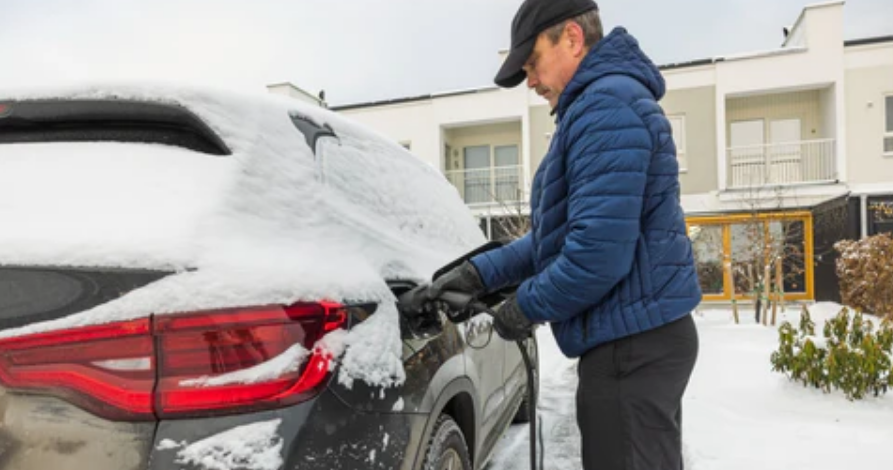 Winter snow landscape