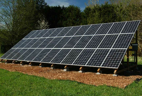 Solar panel installation