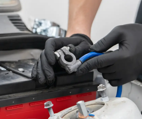 Car dashboard in summer heat