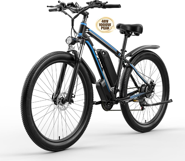 Food delivery rider on e-bike