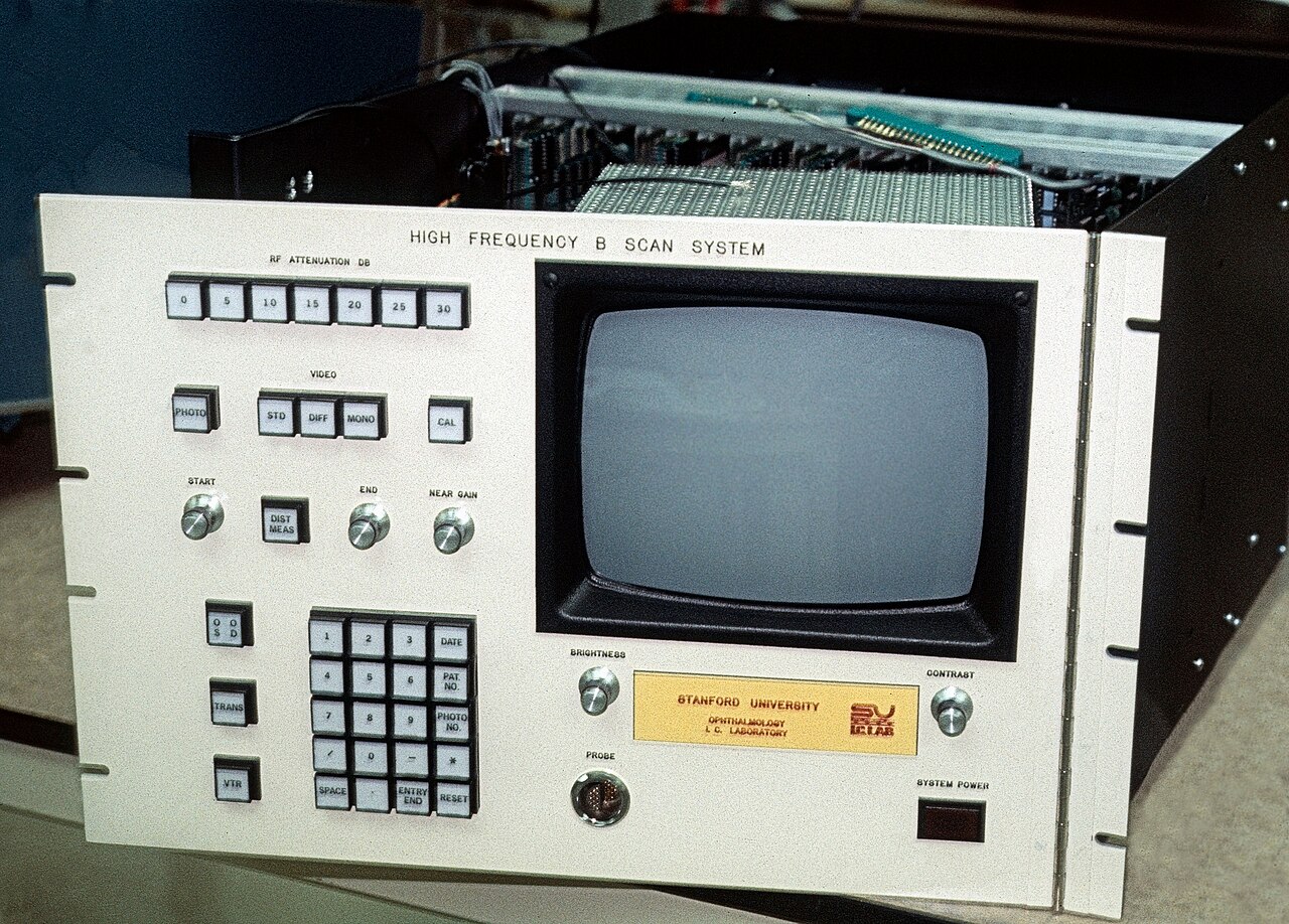 ultrasound machine console