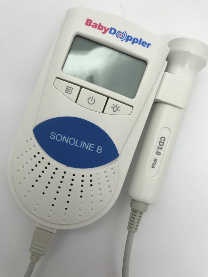 Consumer over-the-counter home fetal Doppler heartbeat monitor